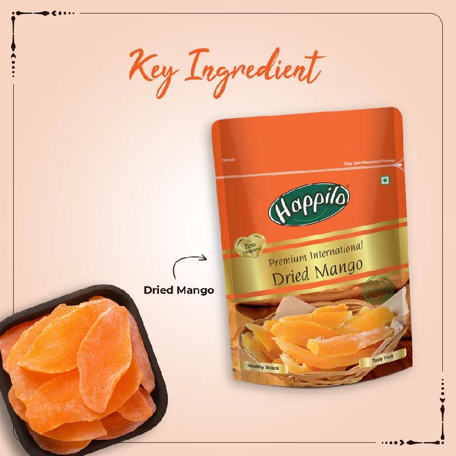 Happilo Premium International Dried Mango, 200 g-2.webp